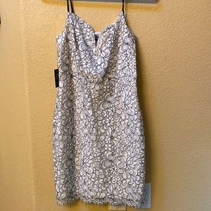 NWT EXPRESS dress Floral lace with straps Size S